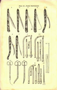 Gemrig Civil War pocket surgical instruments