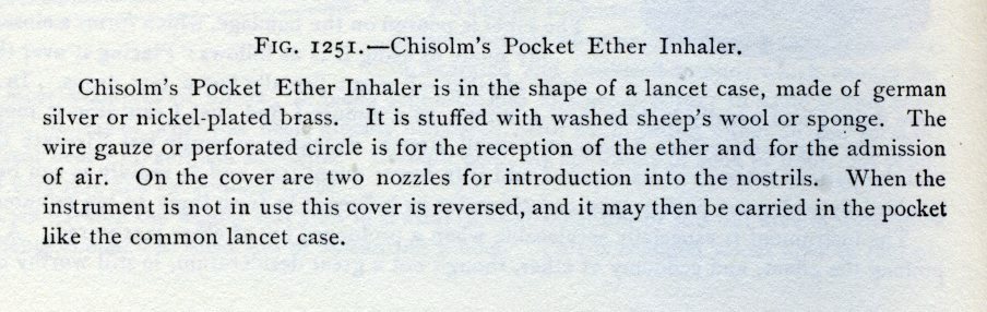 civil war anesthesia inhaler