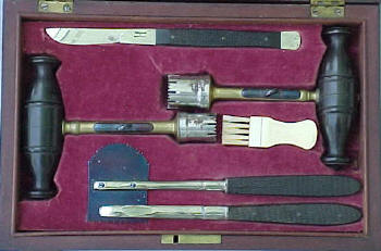 Wiegand and Snowden trepanning set c. 1830's