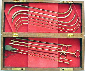 Tiemann & Co., Civil War, U.S.A. Hospital Dept., military urological set, c. 1861