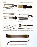 Civil War instruments, amputation saws, forceps, retractors